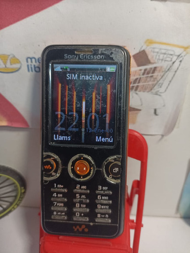 Sony Ericsson W610 Telcel Funcional!! Negro Con Naranja (Usado)