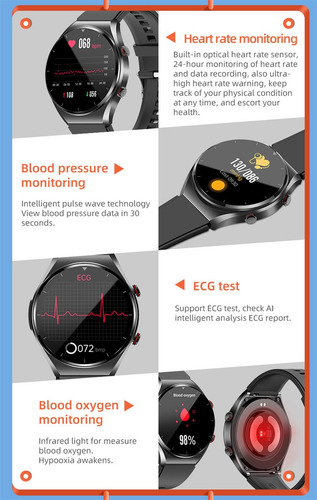Pulsera Deportiva Con Detección Inteligente De La Salud