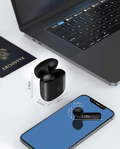 Audífonos Inalámbricos Idakodu T78 Bluetooth 5.0 Con Estuche