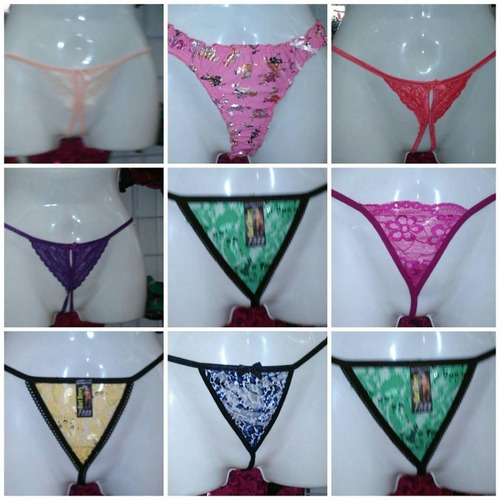 Imagen 5 de 9 de Paquete De 15 Atractivas Tangas, Varios Modelos Y Colores