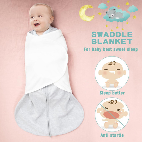 Saco De Dormir Para Recién Nacido 100% Algodón, 6-12 Meses,