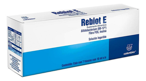 Suplemento Alimenticio Rebiot E 7 Frascos De 10 Ml