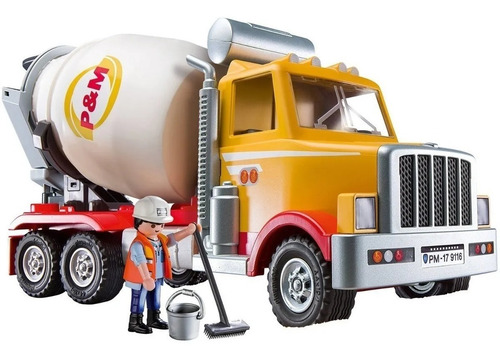 Imagen 3 de 8 de Playmobil 9116 City Action Camion De Obra Playking