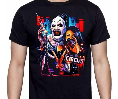 Terrifier -poster - Art  - Peliculas Terror - Polera - Cyco