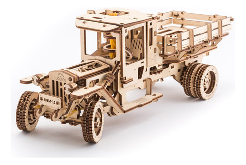 Modelo De Camión De Madera Ugears 3d Auto Propulsado Ugm 11