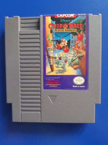 Juego Cassette Original Nintendo Nes Chip N Dale
