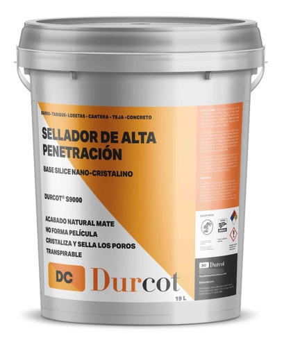 Durcot S9000 - Sellador Repelente Al Agua - Acabado Natural