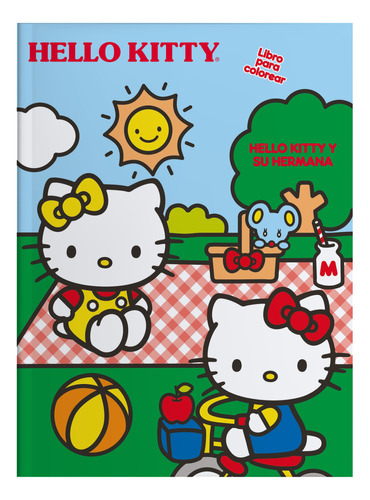 Libro Para Colorear Hello Kitty 16 Páginas