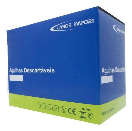 Agulha 25x8 Hipodermica Cx C/100