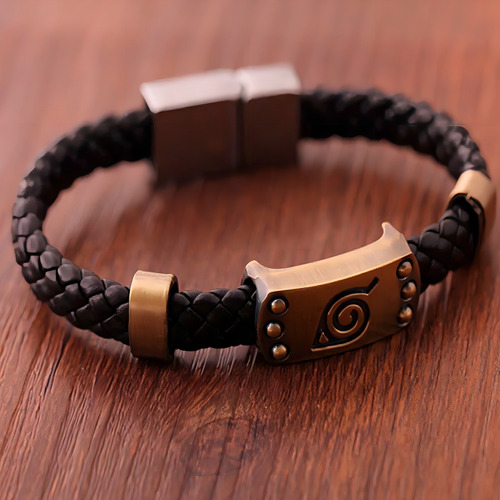 Pulsera Aldea De La Hoja Unisex Cosplay Anime Naruto Diámetro 5
