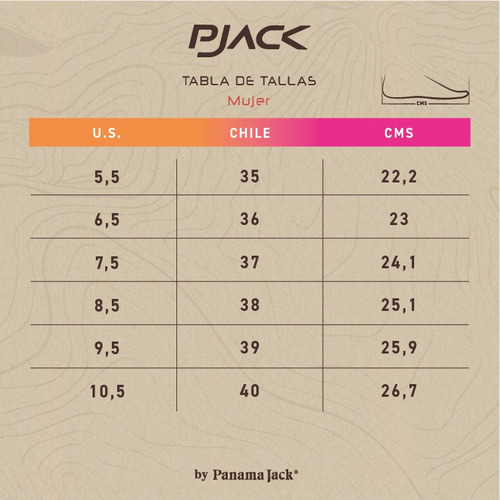 Zapatilla Hanak Trail Running (35 Al 40) Pjack - I831