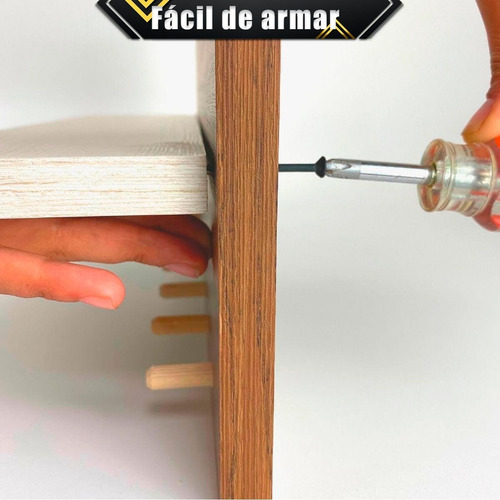 Imagen 9 de 10 de Portallaves Organizador De Pared Melamina Moderno Perchero