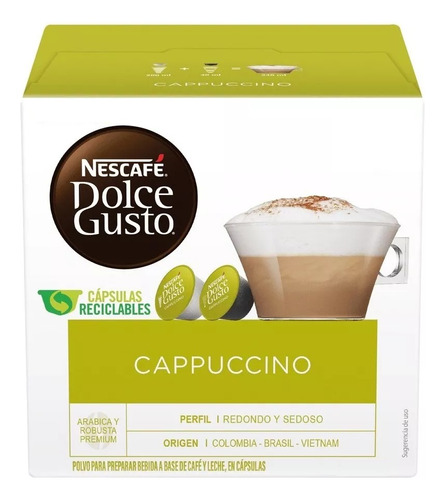 Caja X 32 Cápsulas Nescafé® Dolce Gusto® Cappuccino 376g