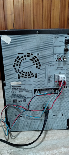 Minicomponente Panasonic Sa-akx58 Negro 1500 W (Usado)