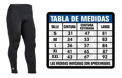 Imagen 6 de 6 de Calza Deportiva Hombre Larga Folau Running Ciclismo Fitness