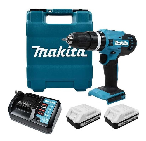 Rotomartillo 1/2  18v 2 Baterias Makita Hp488dwe