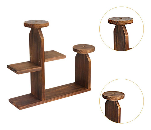 Soporte De Planta De Madera De Soporte De Macetas
