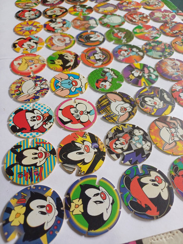 Coleção Completa Tazos Animaniacs Variação Fosca (Usado)