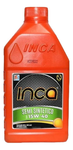 Aceite Semisintetico 15w40 Inca