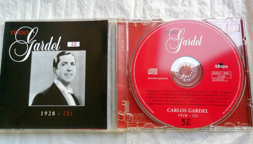 Todo Carlos Gardel : 22 Temas 1928 * Cd Ed. Spain Impecable