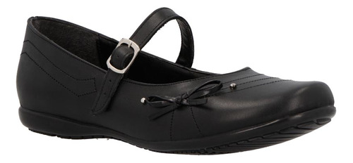 Mary Jane 507714pr Res Broche Moderno Negro Discreto Moños