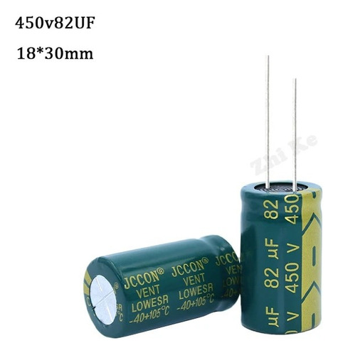 3 Pack Condensador 82v 450uf 85° 100% Operativo Usado (Usado)