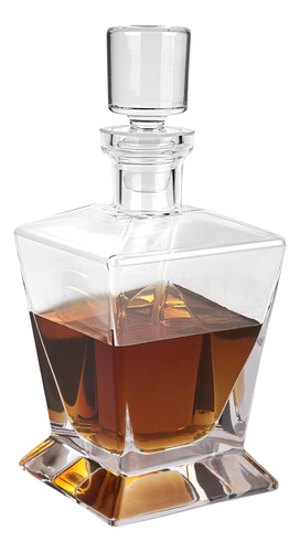 Jarra De Cristal Badash Regal - 28 Oz. Decantador De Whisky,