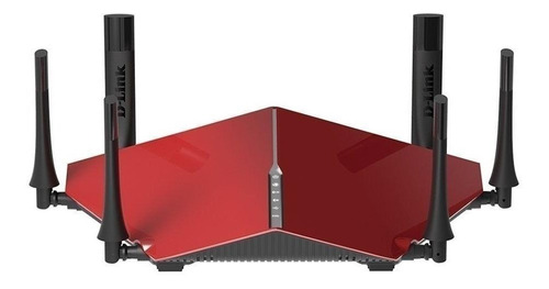 Roteador D-Link AC3200 DIR-890L preto e vermelho 100V/240V