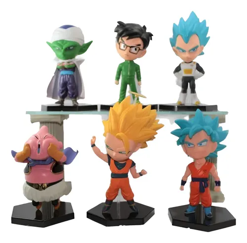 Figuras Dragon Ball Z Gokú, Vegeta, Majin Bu Set 6 | Cuotas sin interés