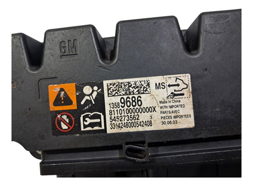 Modulo Airbag Gm Onix Prisma 13 A 19 13589686 Para Resetar