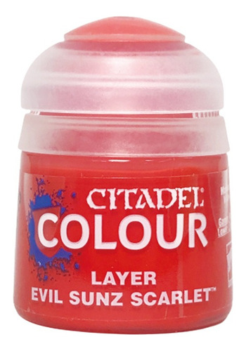 Pintura Para Miniaturas Citadel - Layer Evil Sunz Scarlet