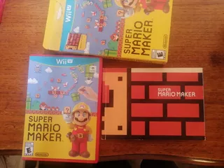 Mario Super Mario Maker + Libro Nintendo Wii U Físico