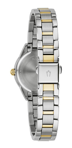 Imagen 2 de 5 de 98l277 Reloj Bulova Sutton Cuarzo Plateado/dorado