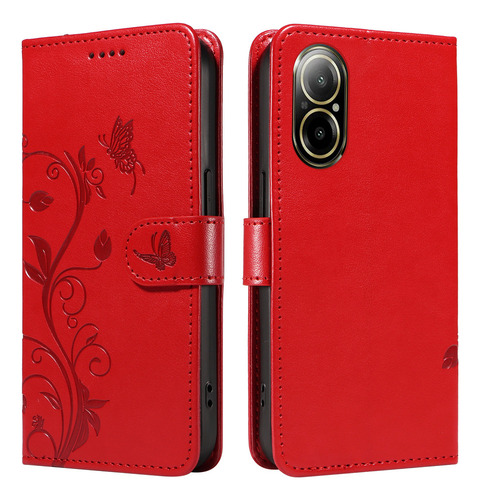 Estuche De Cuero Con Relieve For Tarjetas, Funda For