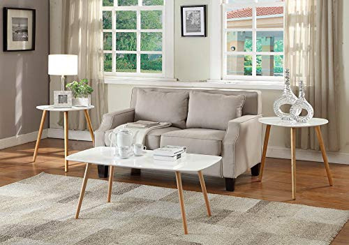Convenience Concepts Oslo Coffee Table Blanco