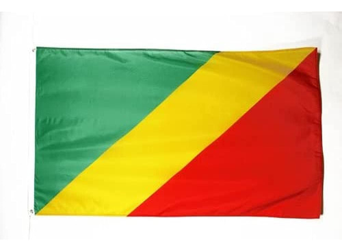 Bandera De La República Del Congo 2' X 3' - Banderas Congole