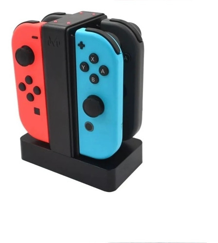 Base Carregador P/ Joy-con Nintendo Switch Para 4 Controles