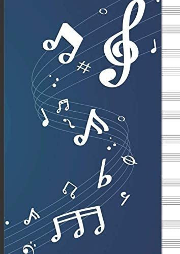 Libro: Cuaderno De Musica Pentagrama Para Piano: 6 Sistemas
