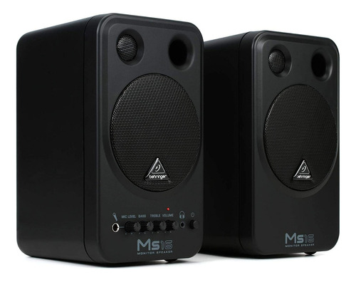 Behringer Ms16 Monitores De Estudio Activos 16 W 4 Pulgadas