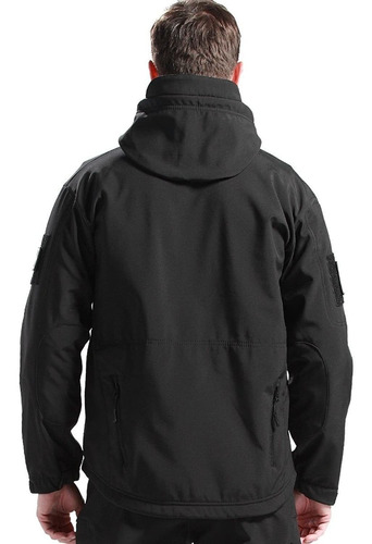 Imagen 3 de 10 de Campera Táctica Militar Softshell Piel De Tiburón Impermeabl