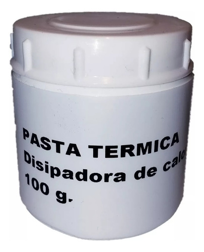 Pasta  Térmica Grasa Disipadora Siliconada  100 Gramos