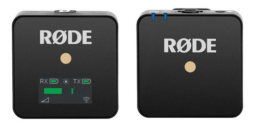 Micrófono Rode Wireless GO Condensador Omnidireccional color negro