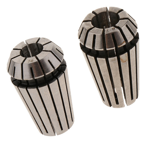 Homyl 2 Piezas ER16 6mm 8mm Spring Collet Set Chuck Collet para M/áquina De Grabado CNC