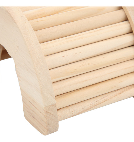 Puente De Arco De Madera Hamster Toys Puente De Madera Multi