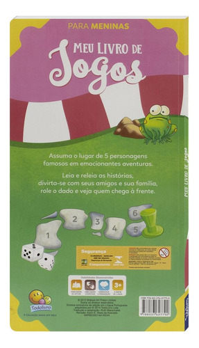 Meu Livro De Jogos...meninas, De Brijbasi Art Press Ltd. Editorial Todolivro Distribuidora Ltda., Capa Dura Em Português, 2016
