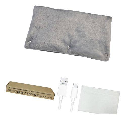 Calentador De Manos, Bolsa Para Calentar Las Manos, Gris