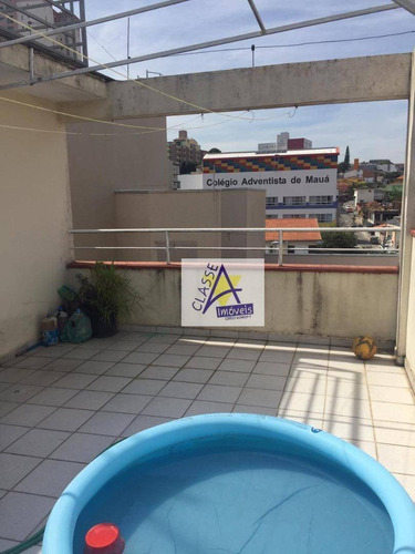 Imagem 2 de 30 de Cobertura Com 3 Dormitórios À Venda, 91 M² Por R$ 450.000,00 - Vila Guarani - Mauá/sp - Co0029