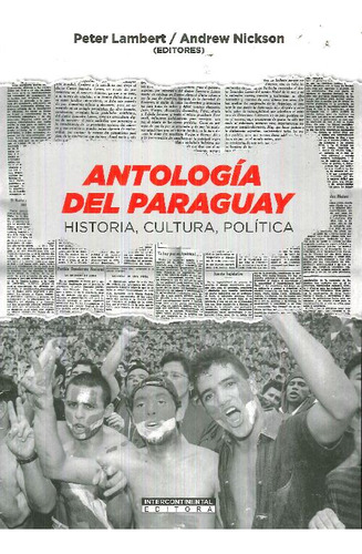 Libro Antología Del Paraguay De Peter Lambert Andrew Nickson