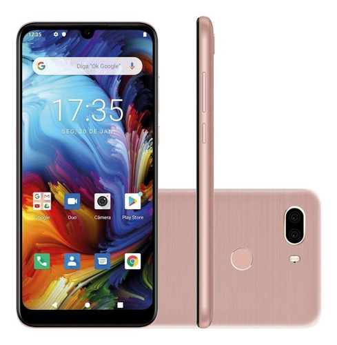 Philco Hit Max PCS02 Dual SIM 128 GB Ouro rosa 4 GB RAM