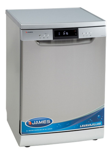 Imagen 1 de 5 de Lavavajillas James Lv14 Inox 14 Cubiertos Gtia Oficial Pcm